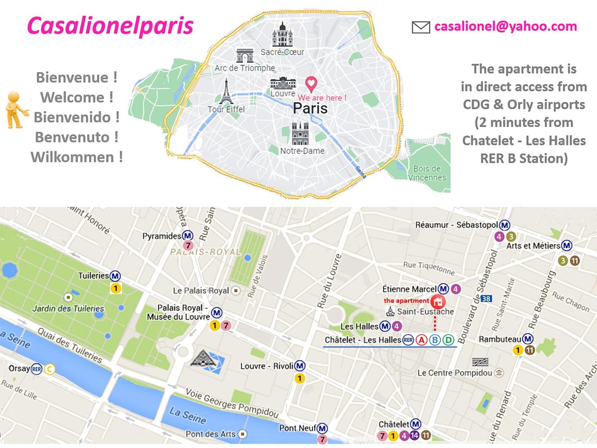 Casalionelparis : Your Home In The Heart Of Paris Eksteriør bilde